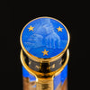 David Oscarson America The Beautiful Fountain Pen - Sapphire - Gold Trim (Limited Edition)-Pen Boutique Ltd