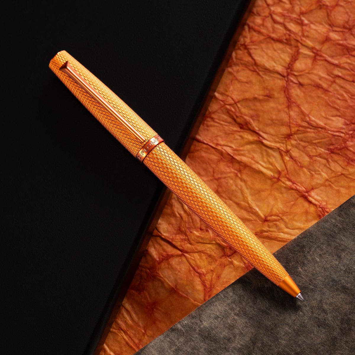 Diplomat Viper Ballpoint Pen - Orange-Pen Boutique Ltd