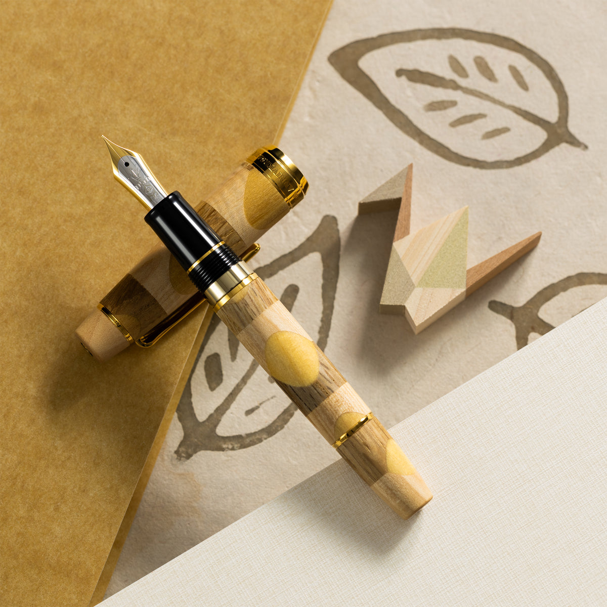 Sailor Fountain Pen -  Commemorative - 115th Anniversary Hiroshima Yosegi Zaiku (Limited Edition)