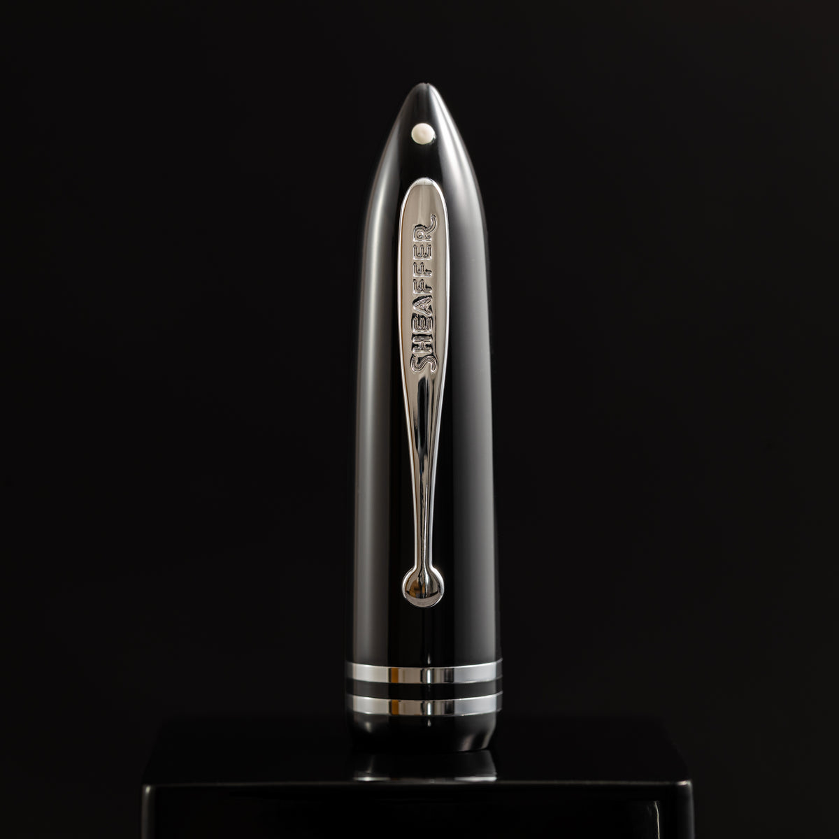 Sheaffer Balance III E892 Rollerball Pen - Glossy Black - Chrome Trim - Pen Boutique Ltd