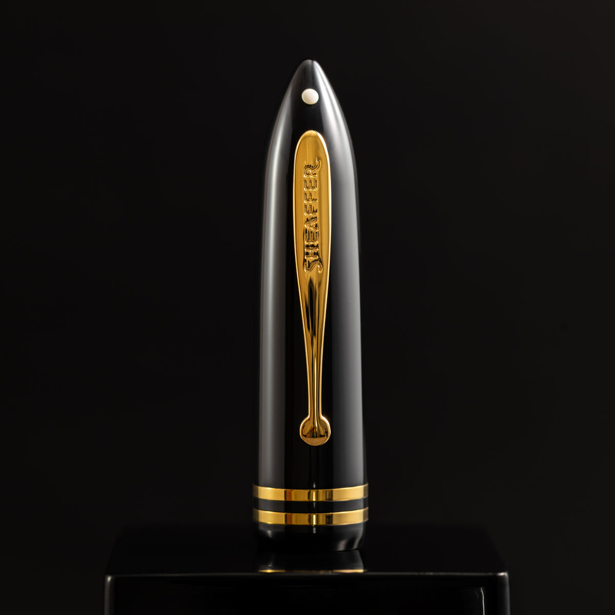 Sheaffer Balance III E893 Fountain Pen - Glossy Black - Gold Trim - Pen Boutique Ltd
