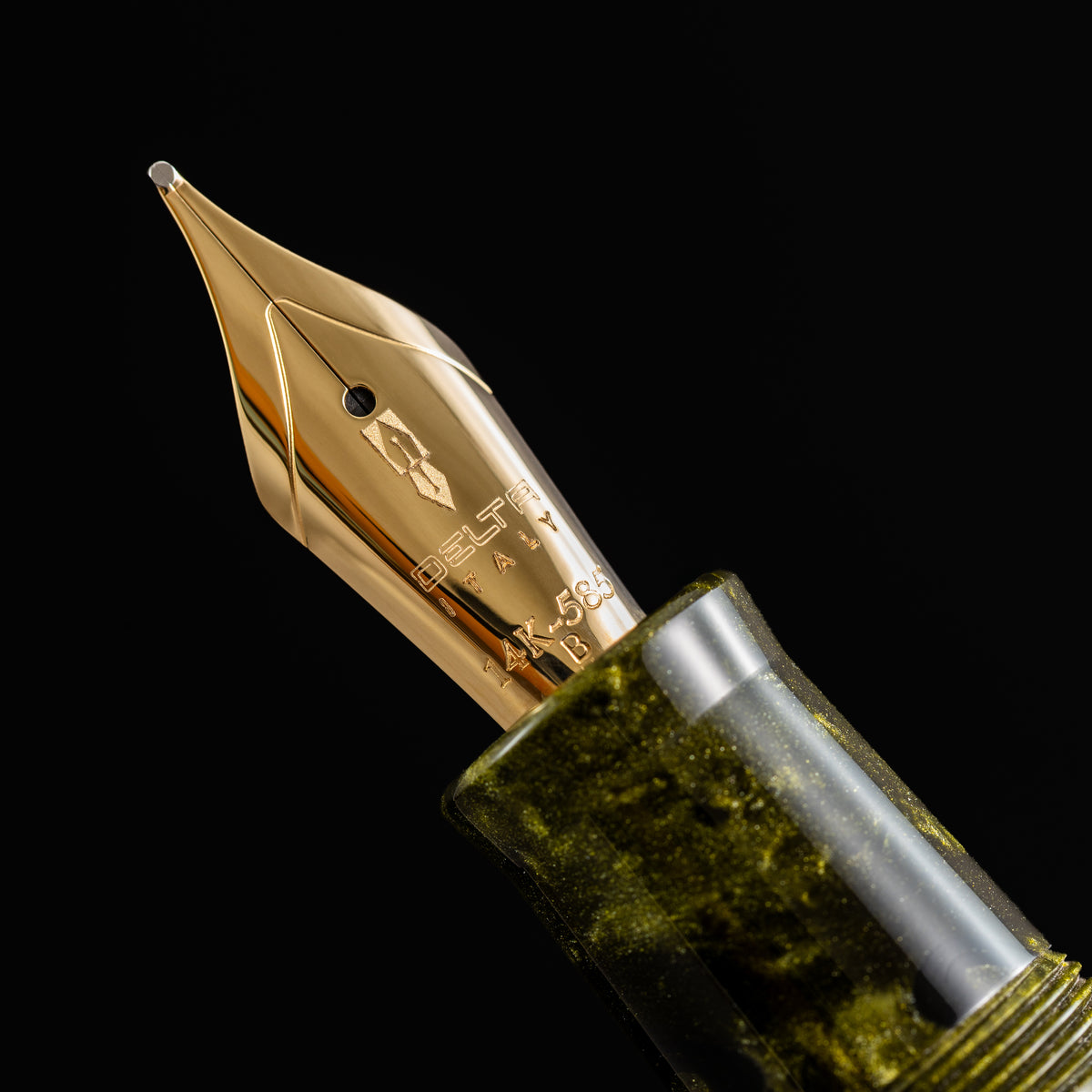 Delta Limited Edition Fountain Pen - Four Rings Misteria - 14K Gold - Pen Boutique Ltd