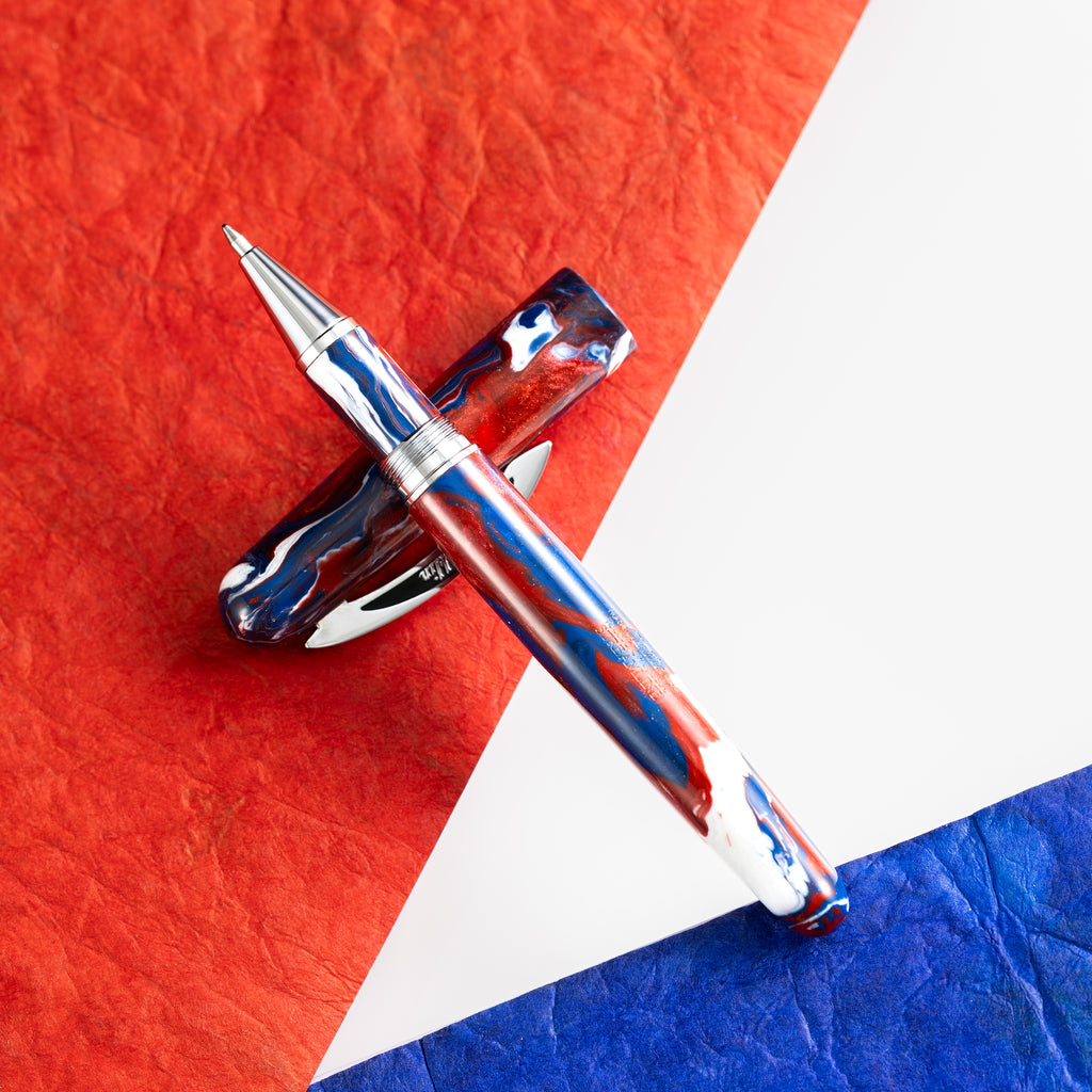 Conklin Streamline Rollerball Pen - USA 250 - Chrome Trim (Limited Edition) - Pen Boutique Ltd