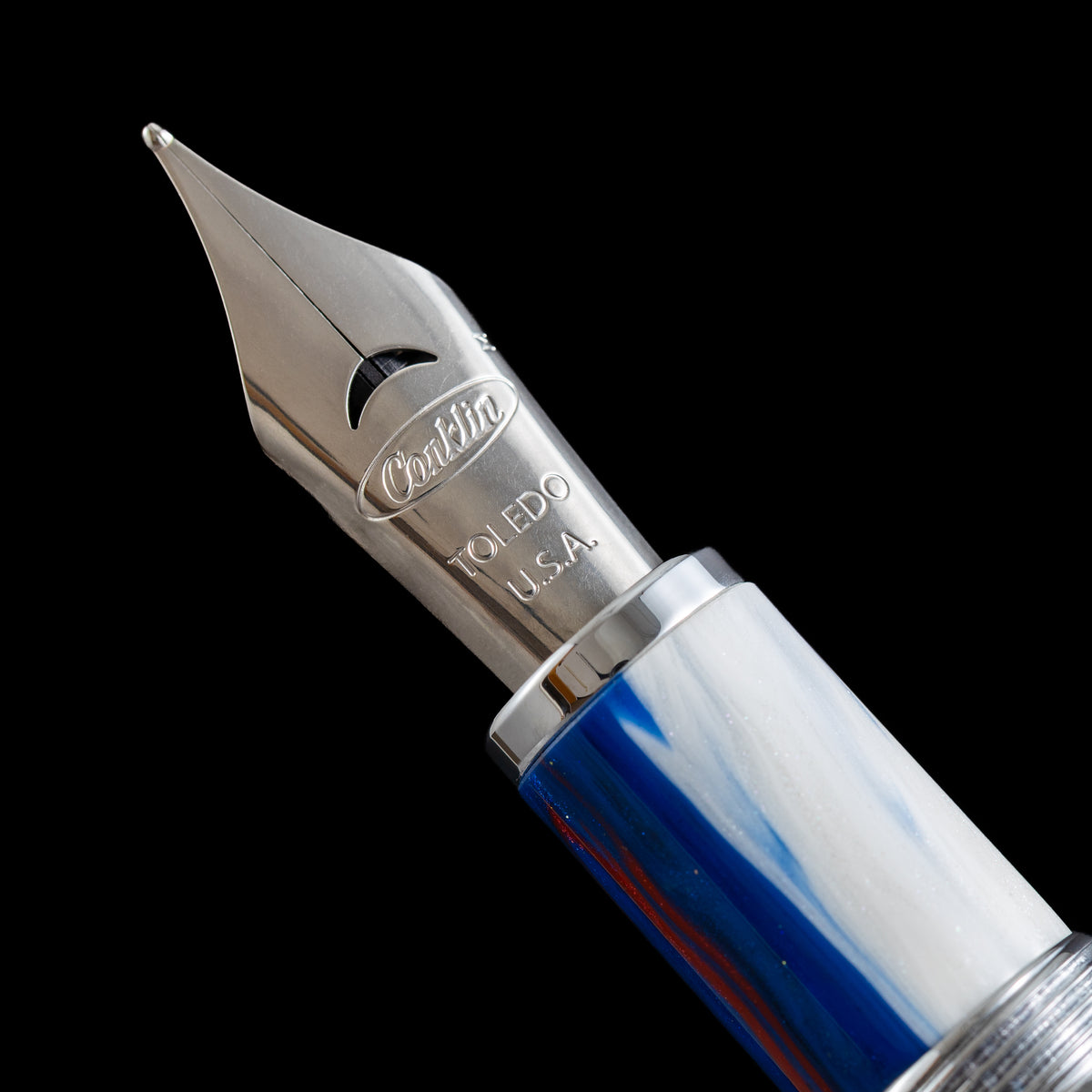Conklin Streamline Fountain Pen - USA 250 - Chrome Trim (Limited Edition)