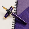 Diplomat Excellence A2 Fountain Pen - Violet Rain - 14K - Pen Boutique Ltd