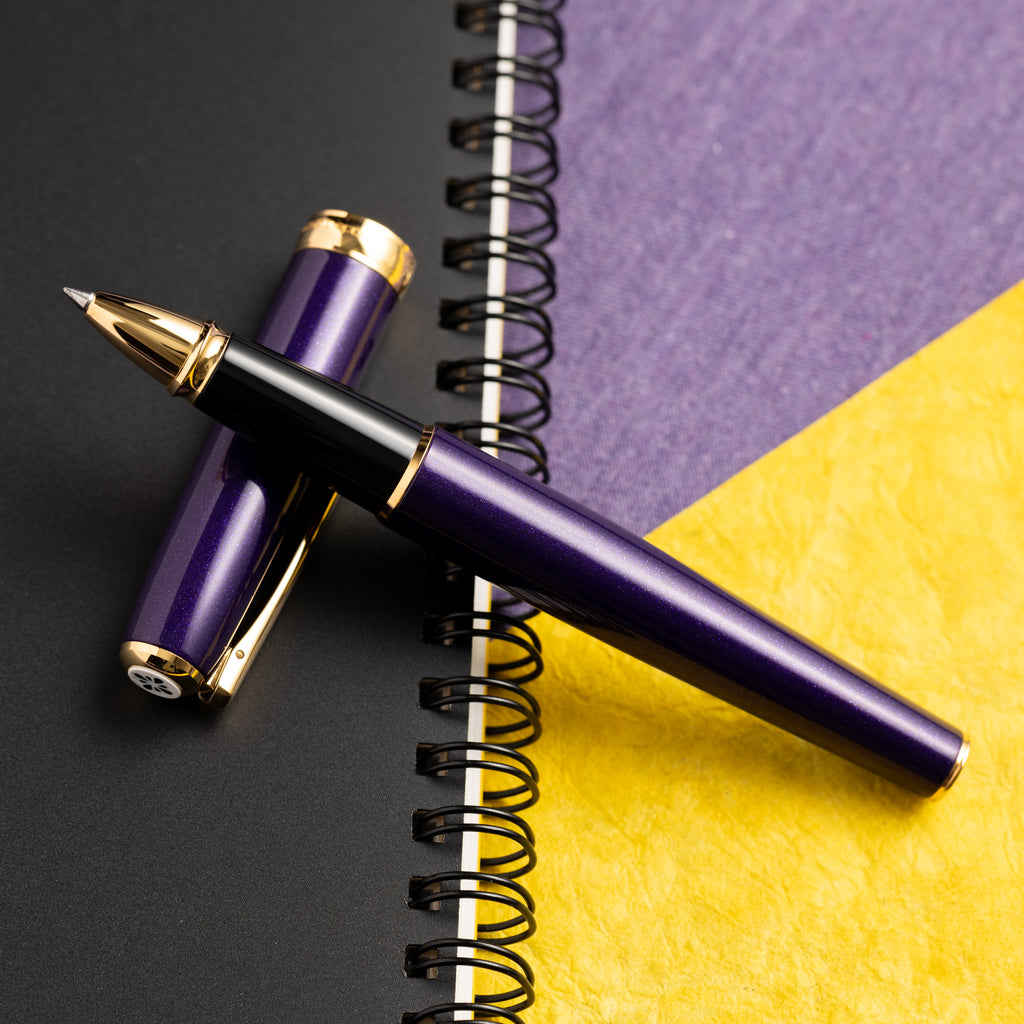 Diplomat Excellence A2 Rollerball Pen - Violet Rain - Pen Boutique Ltd