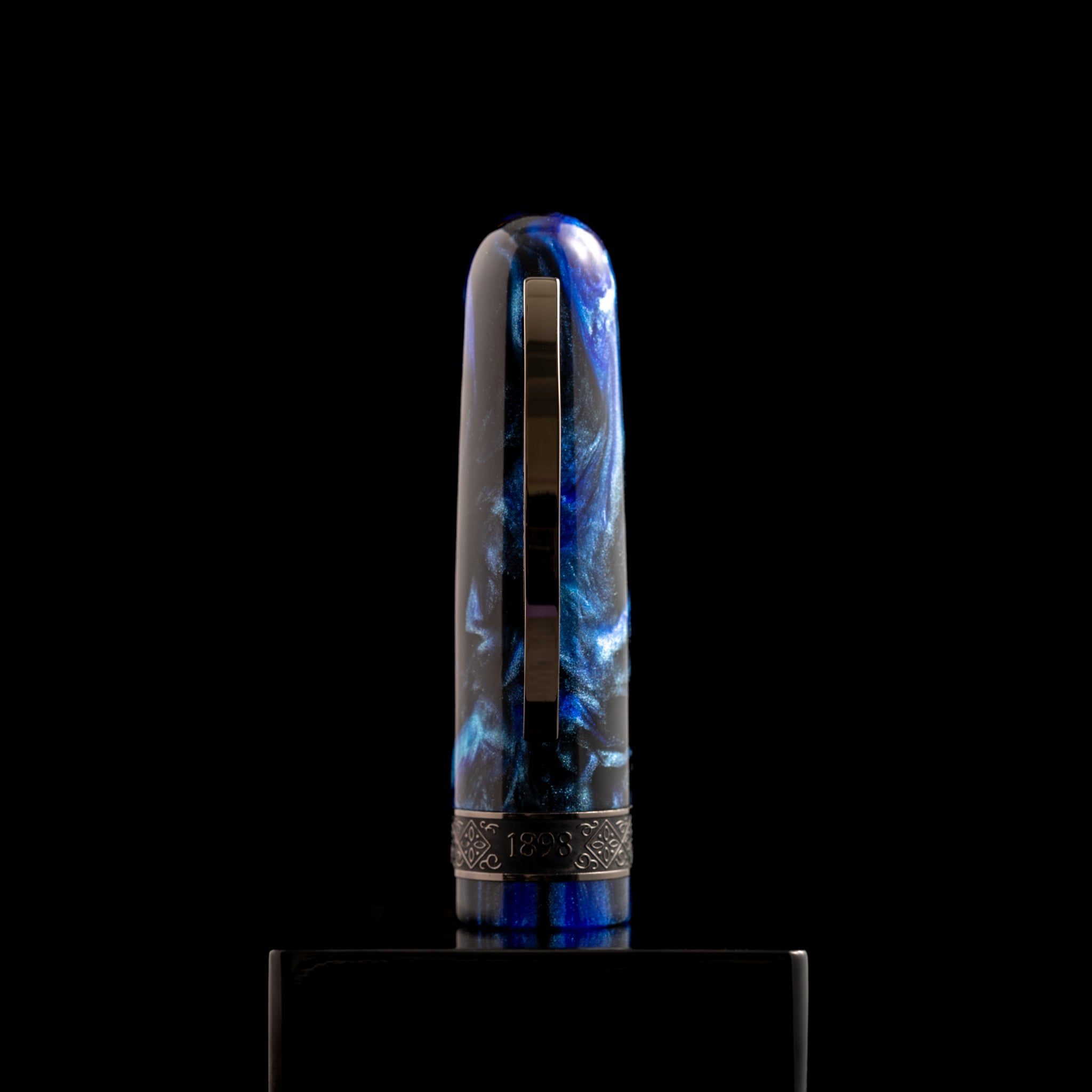Conklin 1898 Collection Fountain Pen - Limited Edition - Mystic Soul "MIDNIGHT STATIC" - Gunmetal Trim (Pen Boutique Exclusive) - Pen Boutique Ltd