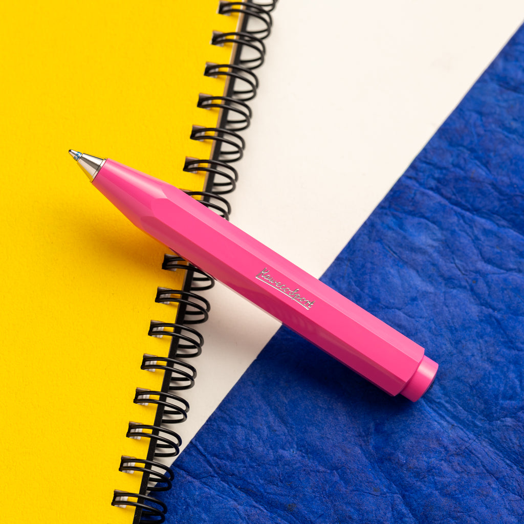 Kaweco Skyline Sport Ballpoint Pen - Pink - Pen Boutique Ltd