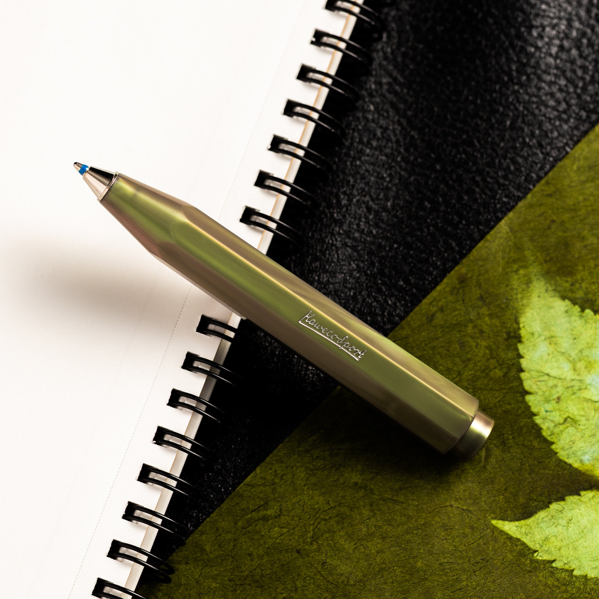 Kaweco Sport Ballpoint Pen - Lunar Shadow Green - Pen Boutique Ltd