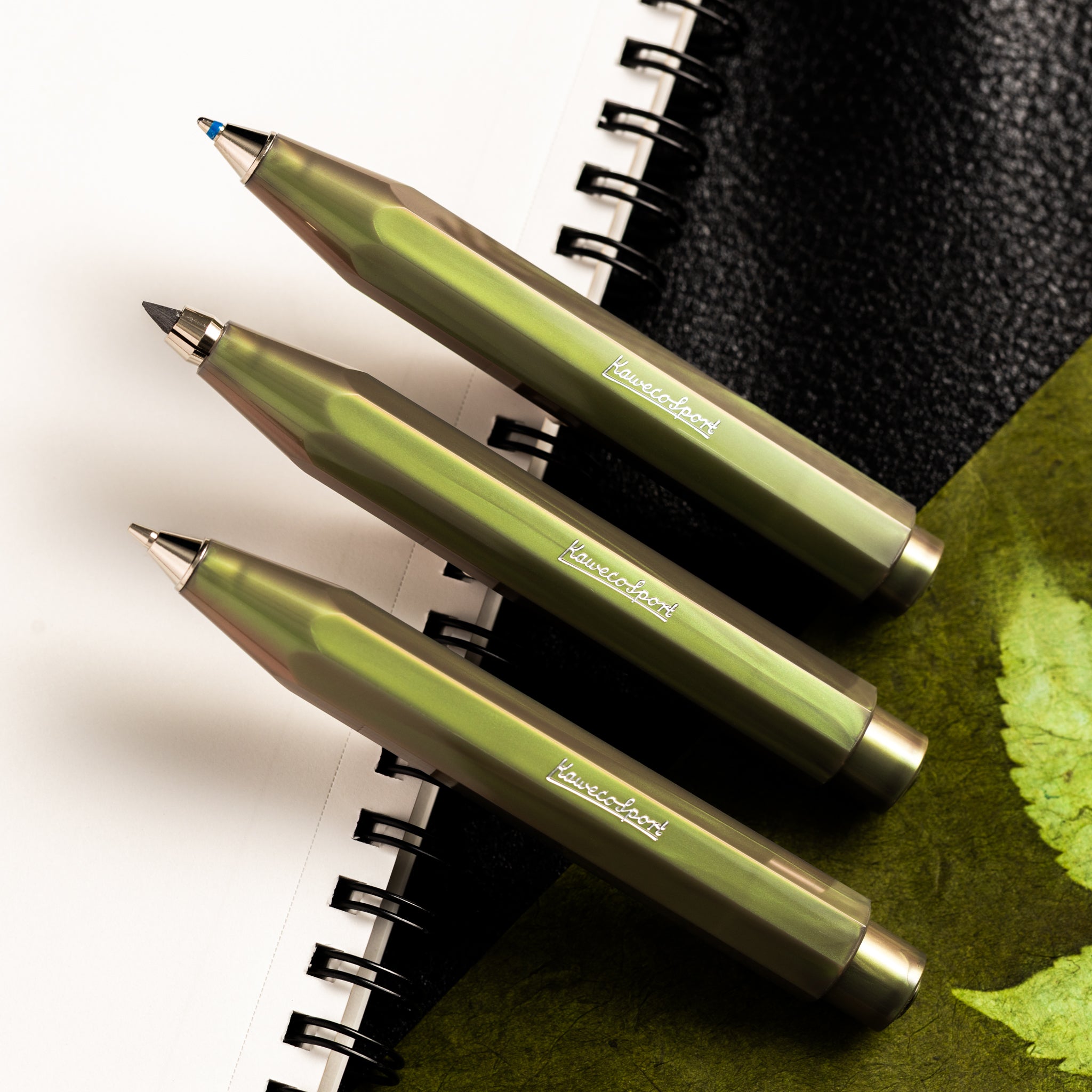 Kaweco Sport Clutch Pencil - Lunar Shadow Green - Pen Boutique Ltd