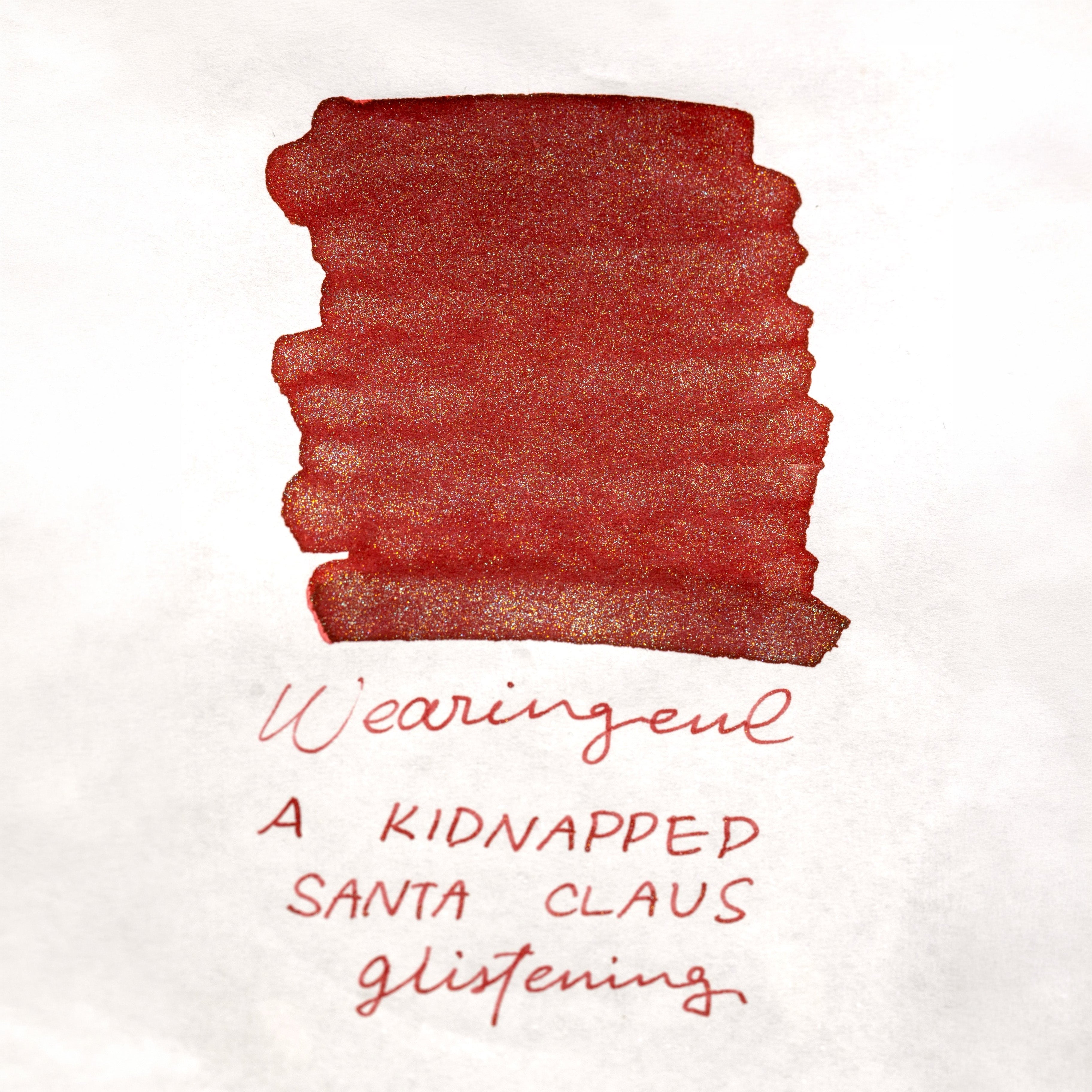 Wearingeul The Color of Literature Ink Bottle - A Kidnapped Santa Claus (Christmas Edition) - 30ml - Pen Boutique Ltd