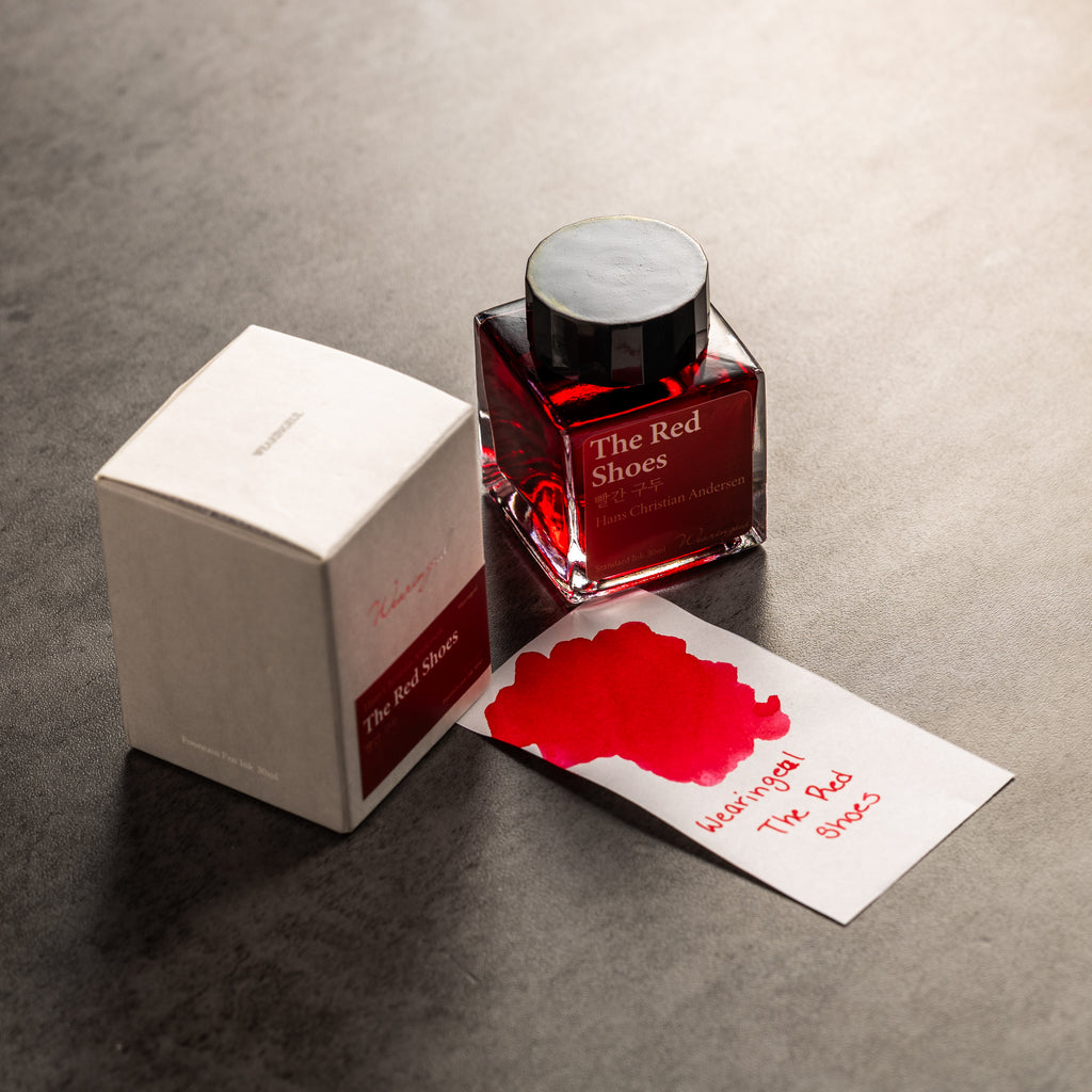 Wearingeul The Color of Literature Ink Bottle - The Red Shoes - 30ml - Pen Boutique Ltd