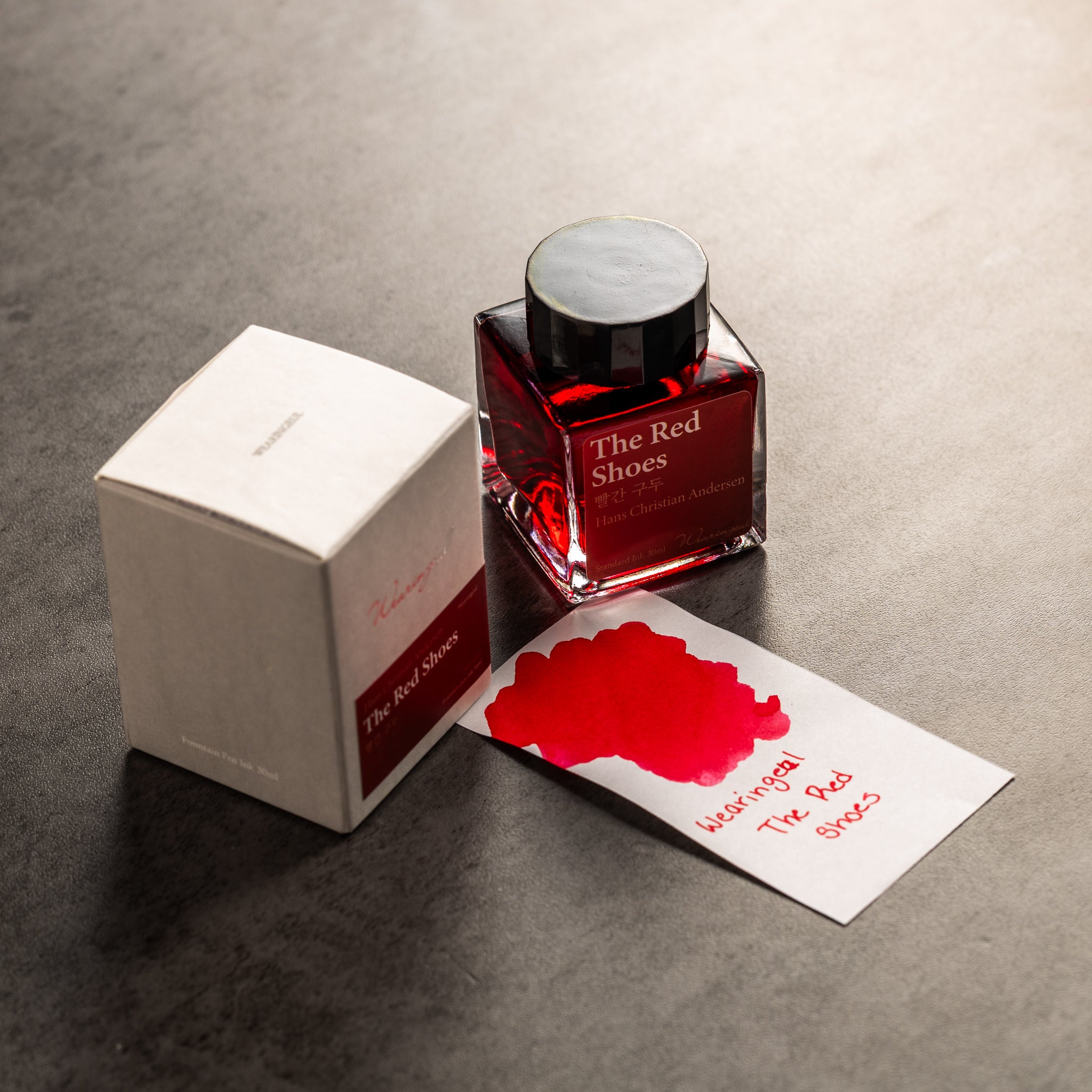 Wearingeul The Color of Literature Ink Bottle - The Red Shoes - 30ml - Pen Boutique Ltd