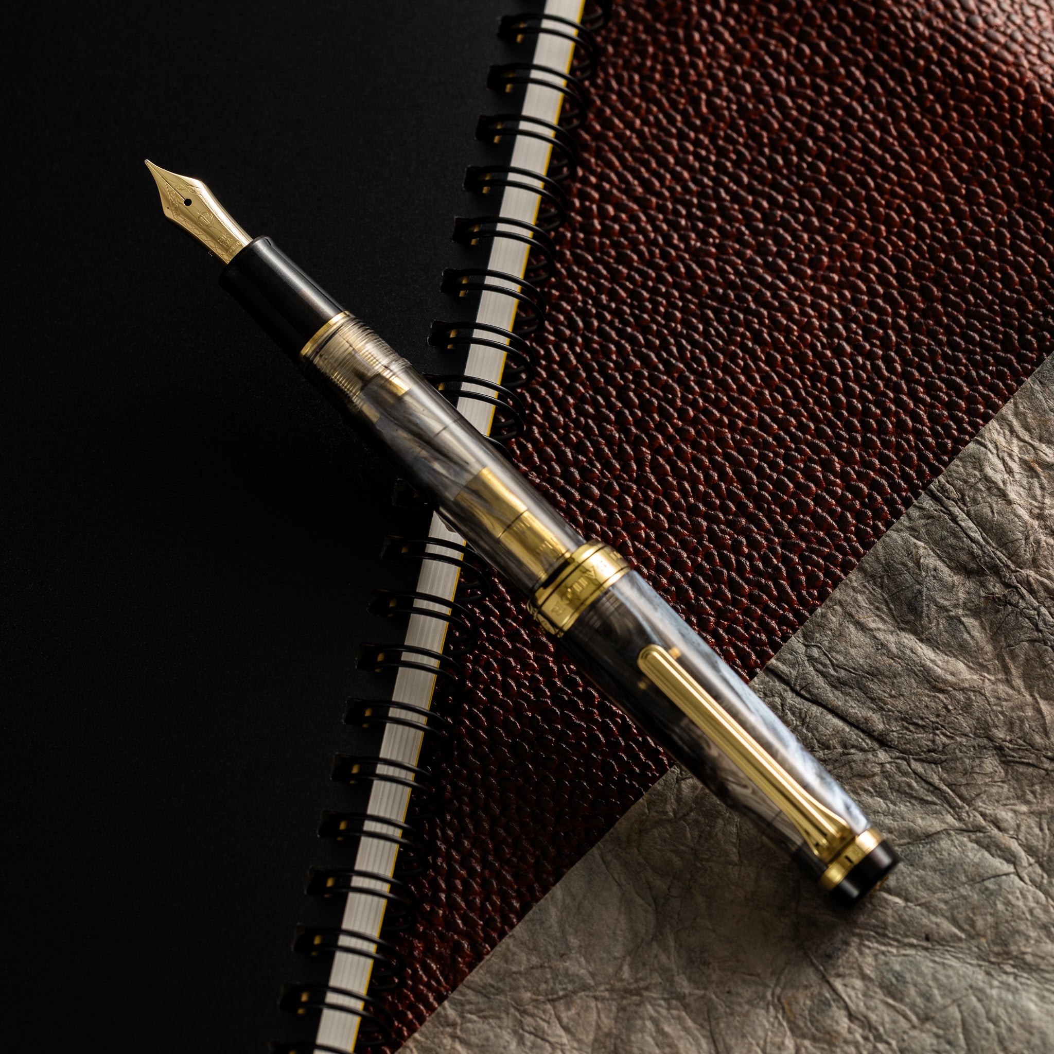 Sailor Professional Gear Fountain Pen - Limited Edition - Veilio 4th Series Pearl Black (Bespoke Dealer Exclusive) - Pen Boutique Ltd