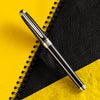 S T Dupont Line D Rollerball Pen - Eternity - Mane Guilloche Black - Palladium Trim (Large) - Pen Boutique Ltd