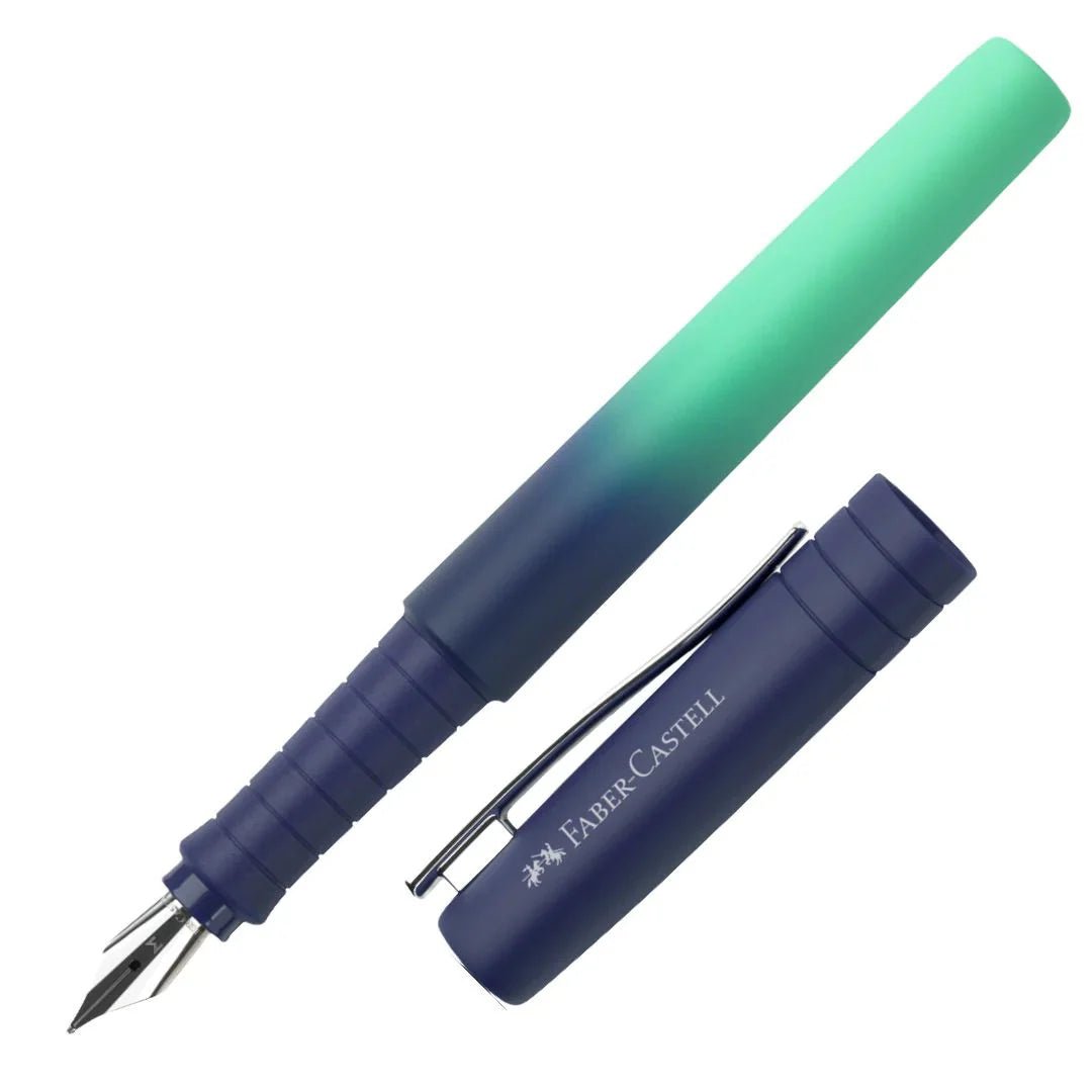 Faber - Castell Poly Flow Fountain Pen - Buzzing Blue - Pen Boutique Ltd