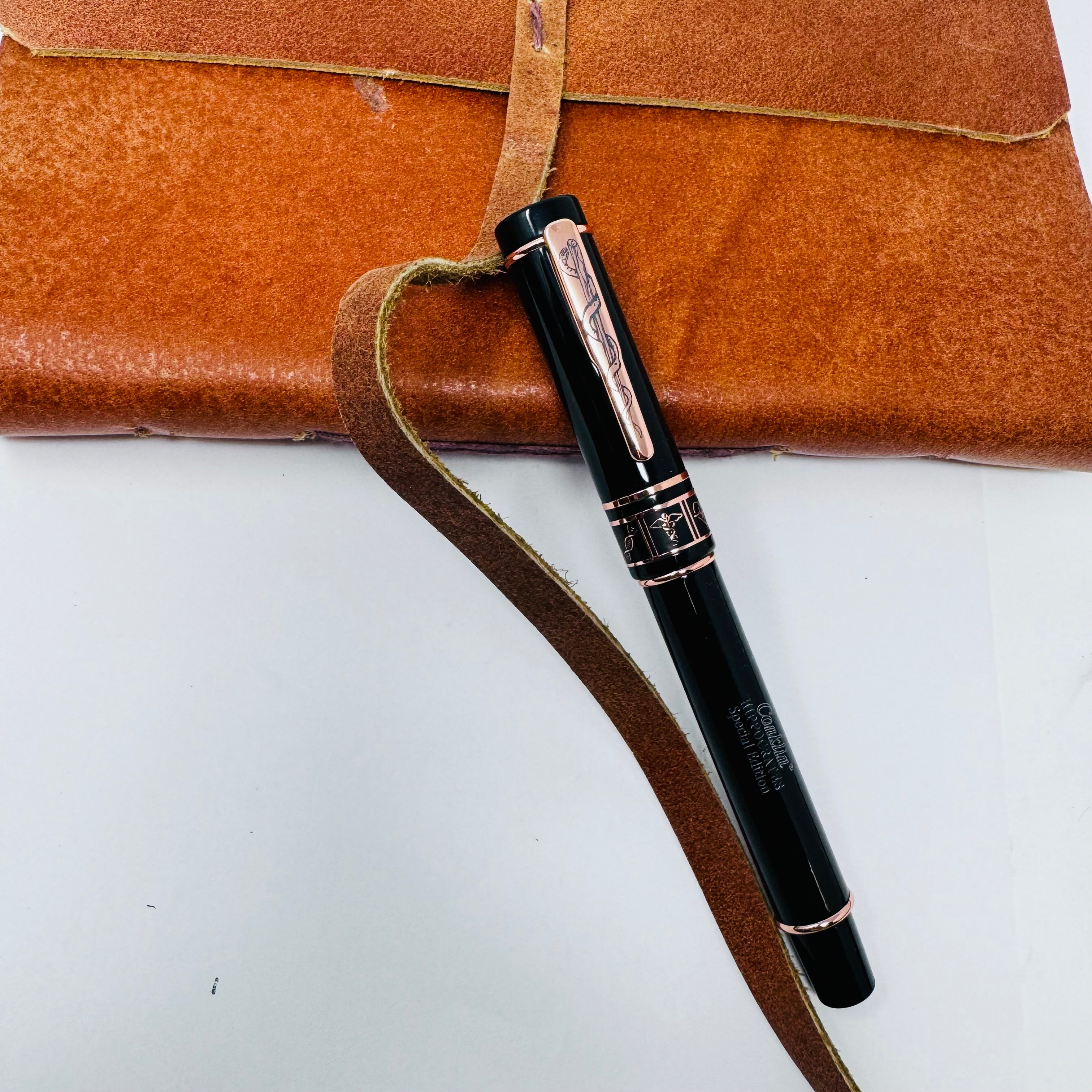 Conklin Hippocrates Fountain Pen + Ink Bottle - Pen Boutique Ltd