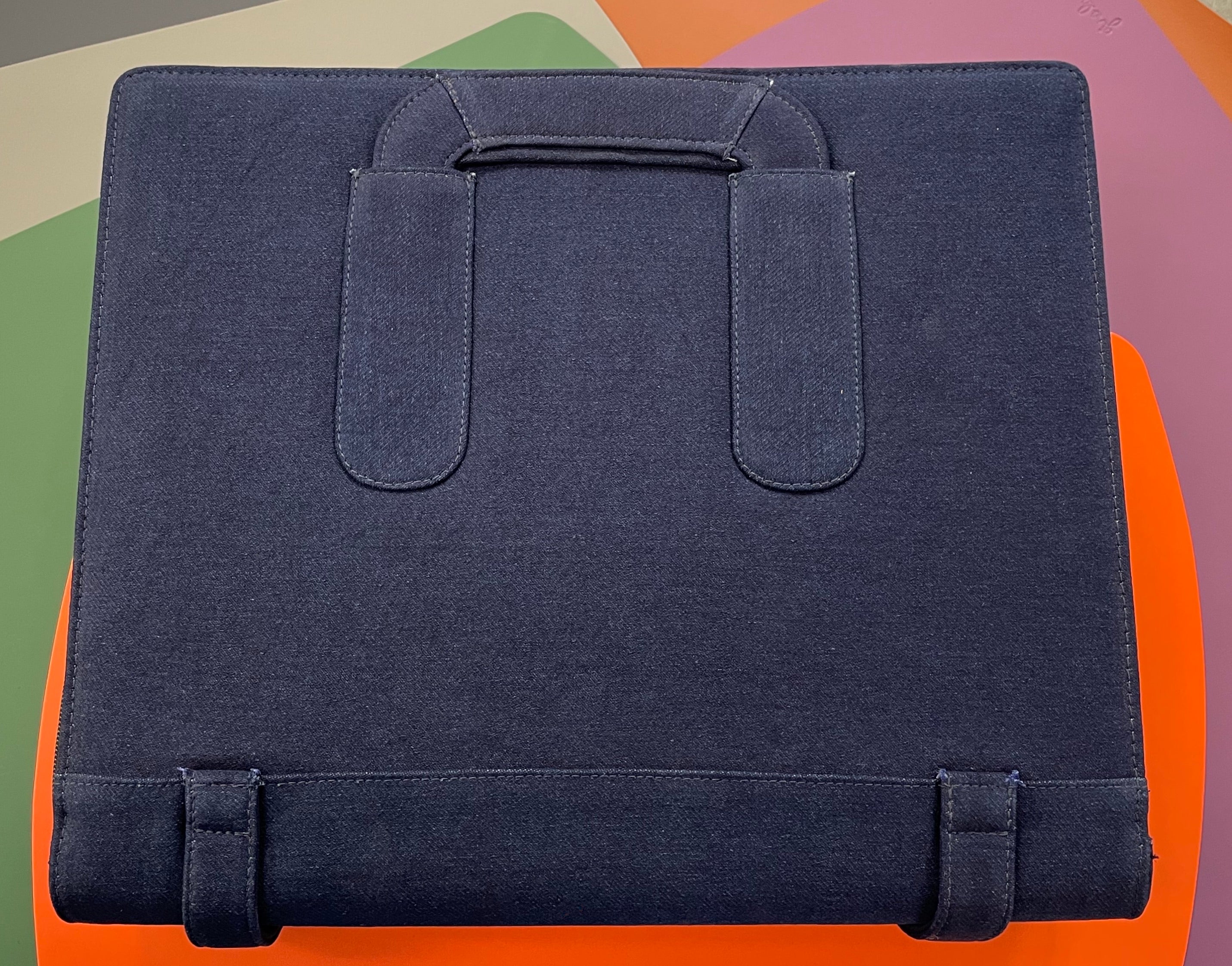 Girologio Cotton Denim Pen Case - 96 Zip - Pen Boutique Ltd