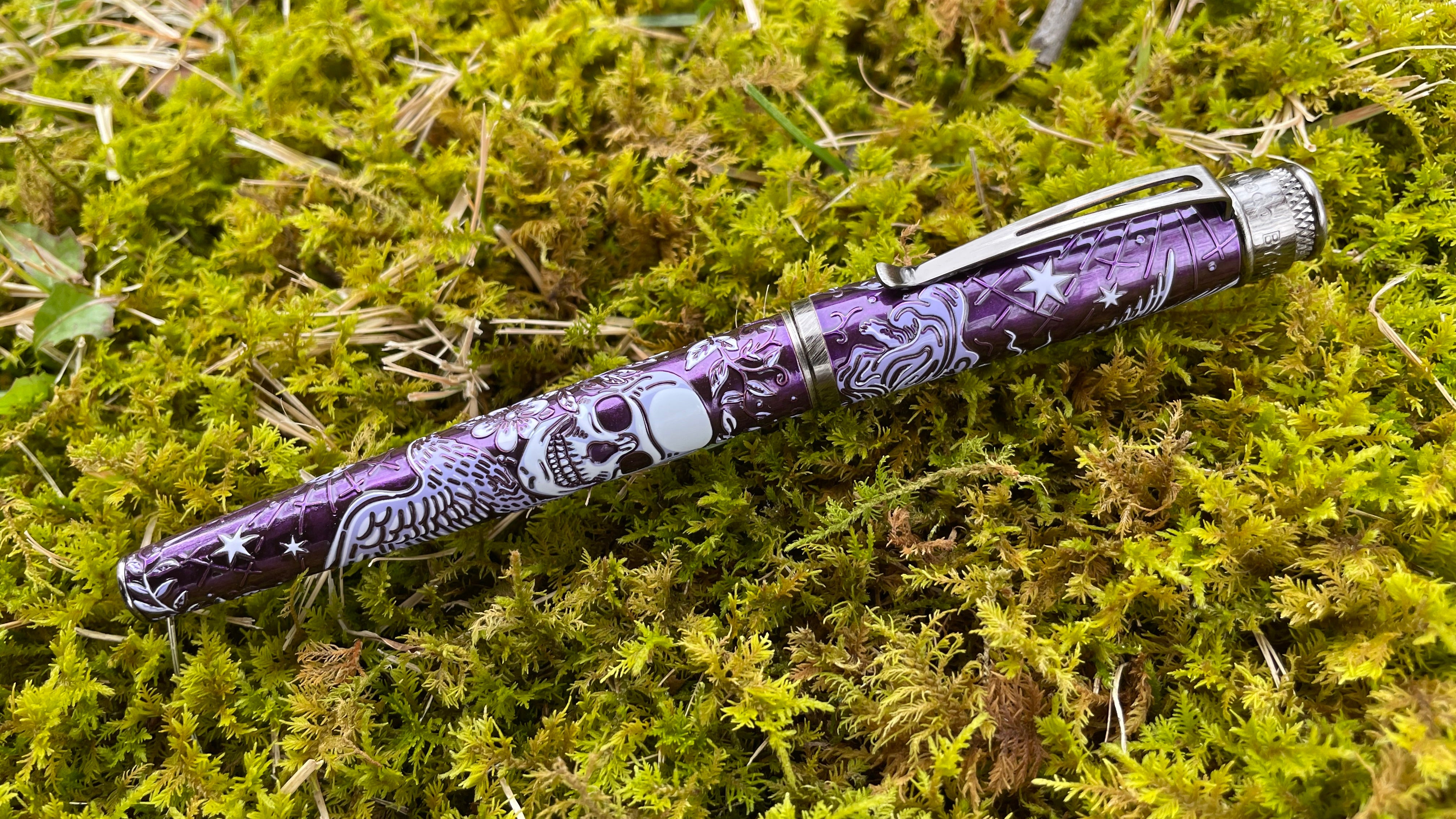 Retro 51 Tornado x Pen Boutique Exclusive Fountain Pen - Raven 3 - 2024 Edition - Pen Boutique Ltd