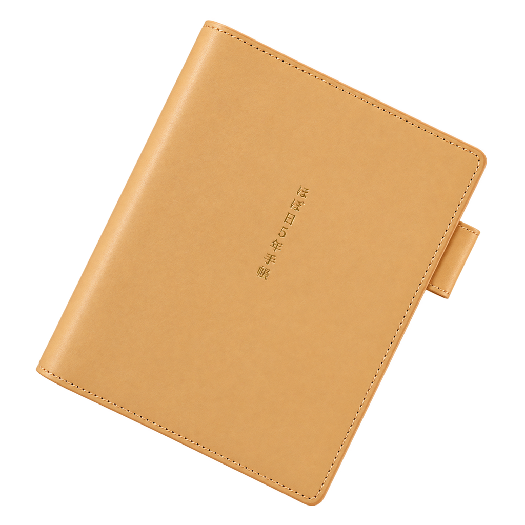Hobonichi 5-Year Techo Leather Cover - Natural - A6-Pen Boutique Ltd