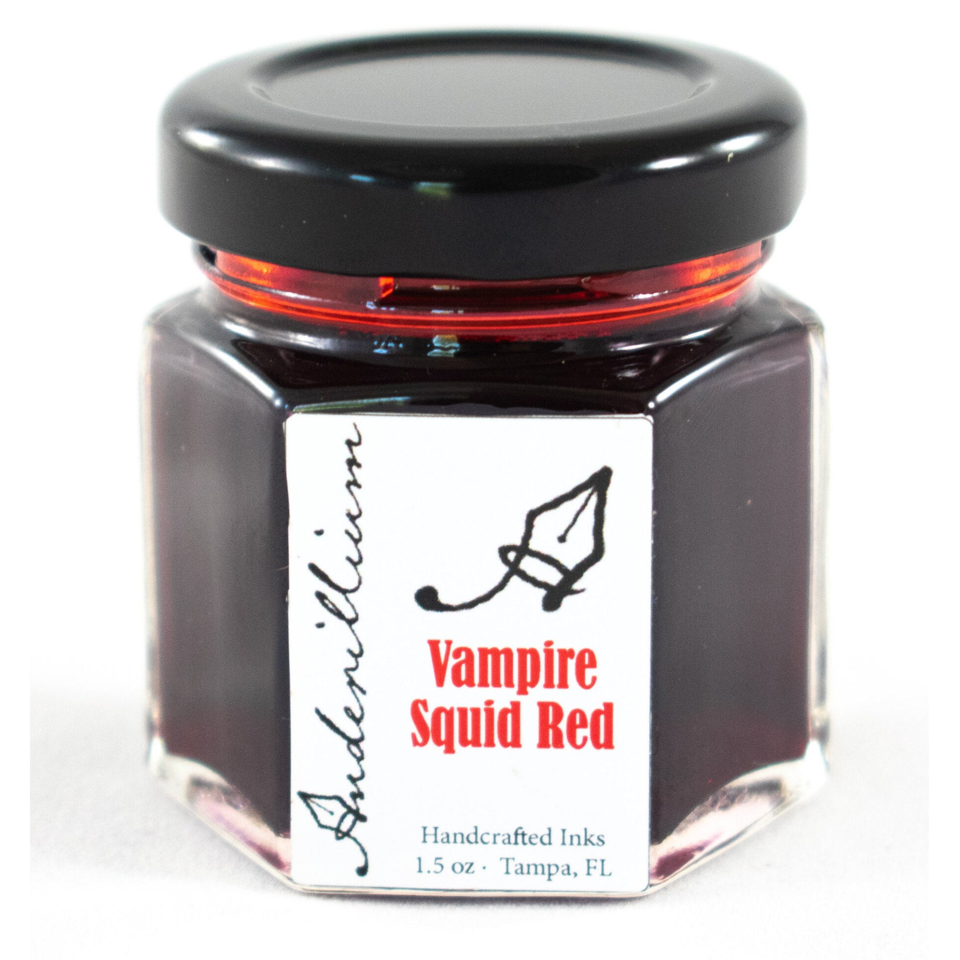 Anderillium Cephalopod Ink - Vampire Squid Red - 1.5 oz - Pen Boutique Ltd