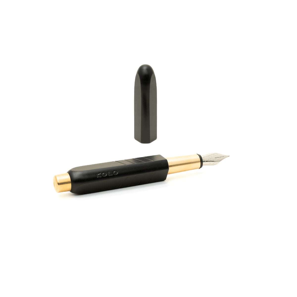 Kolo Tino Fountain Pen - Anodized Aluminum Noir - Pen Boutique Ltd