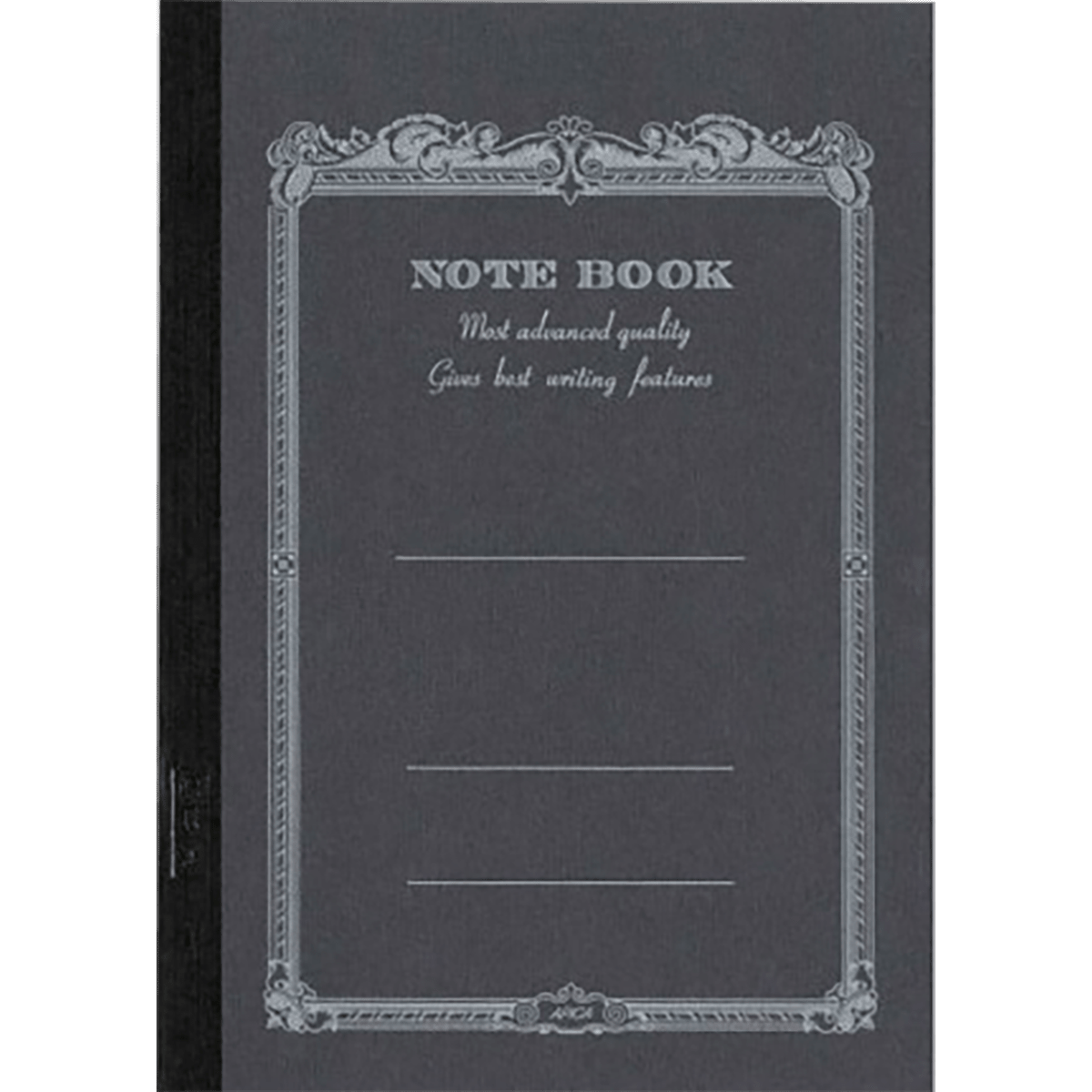 Apica Notebook - Black - White Sheets - Line - A5 - Pen Boutique Ltd