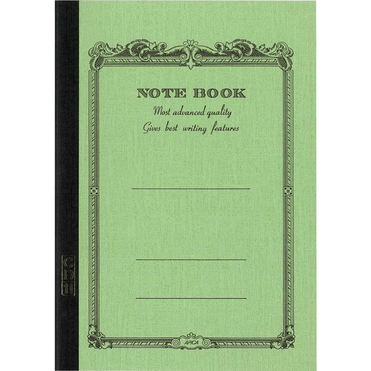 Apica Notebook - Green - White Sheets - Line - A7 - Pen Boutique Ltd