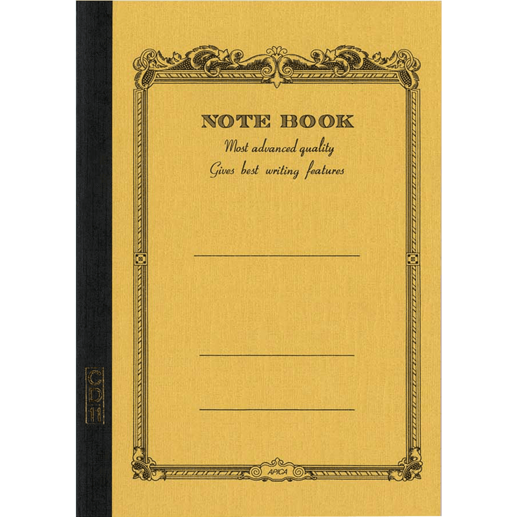 Apica Notebook - Mustard - White Sheets - Line - A7 - Pen Boutique Ltd