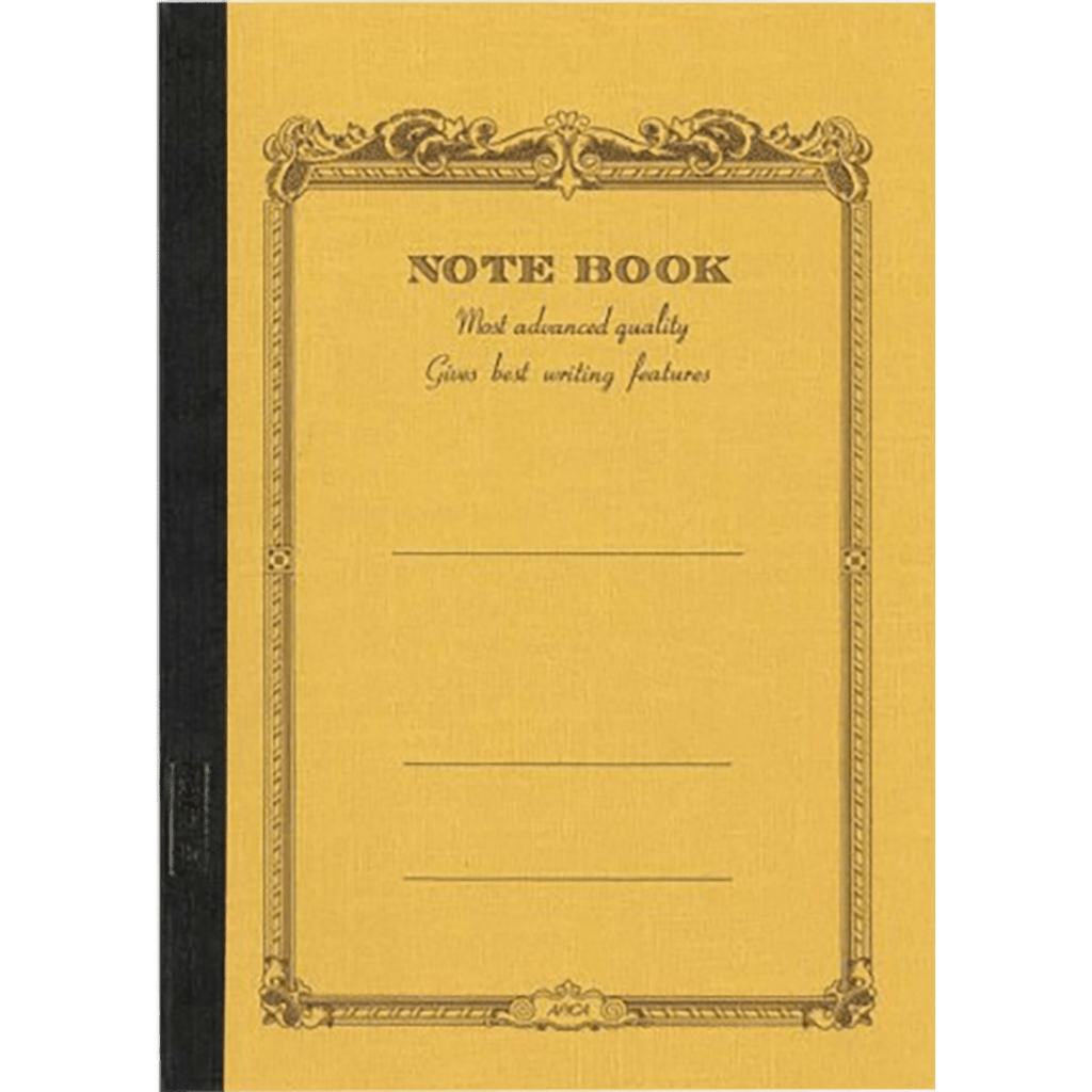 Apica Notebook - Mustard - White Sheets - Line - Semi B5 - Pen Boutique Ltd