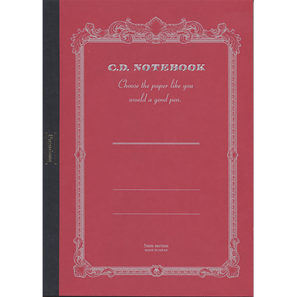 Apica Premium CD Notebook - Red - Grid - A4 - Pen Boutique Ltd