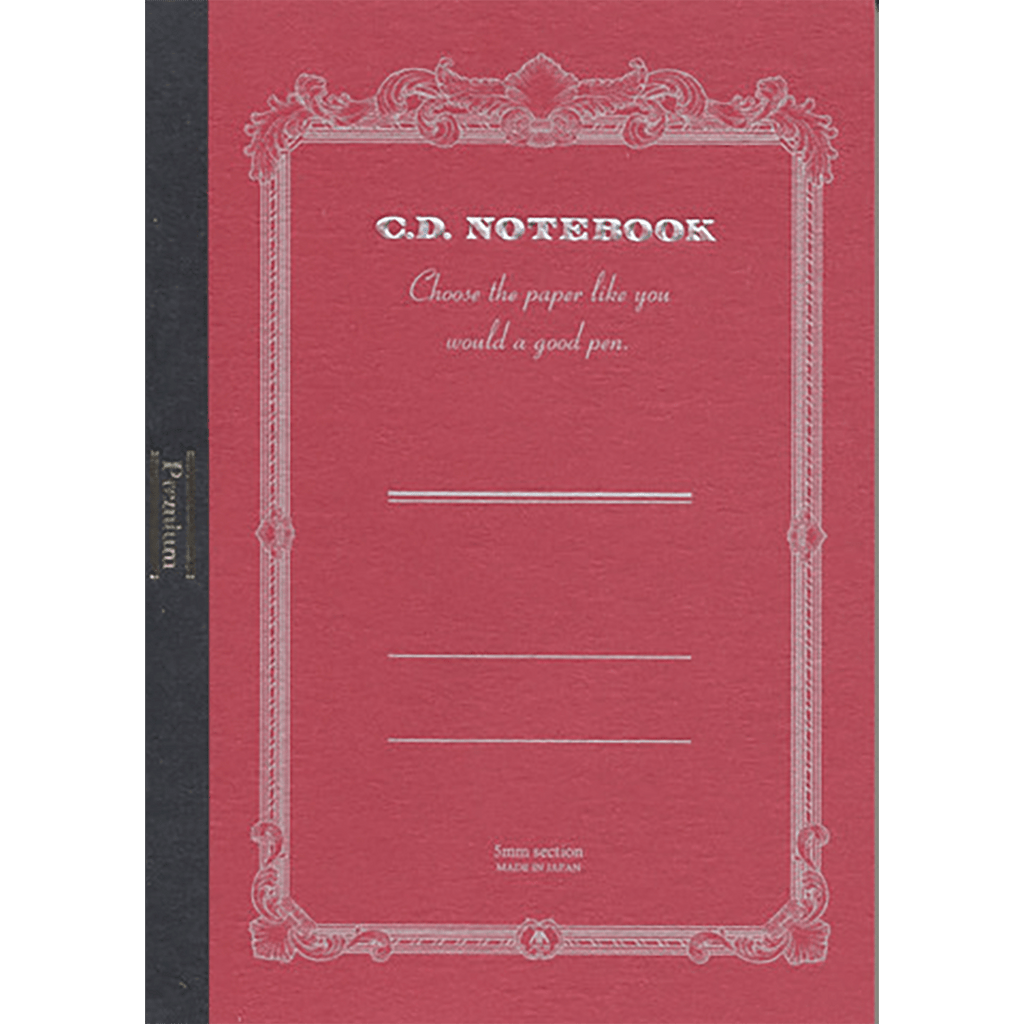 Apica Premium CD Notebook - Red - Grid - A6 - Pen Boutique Ltd