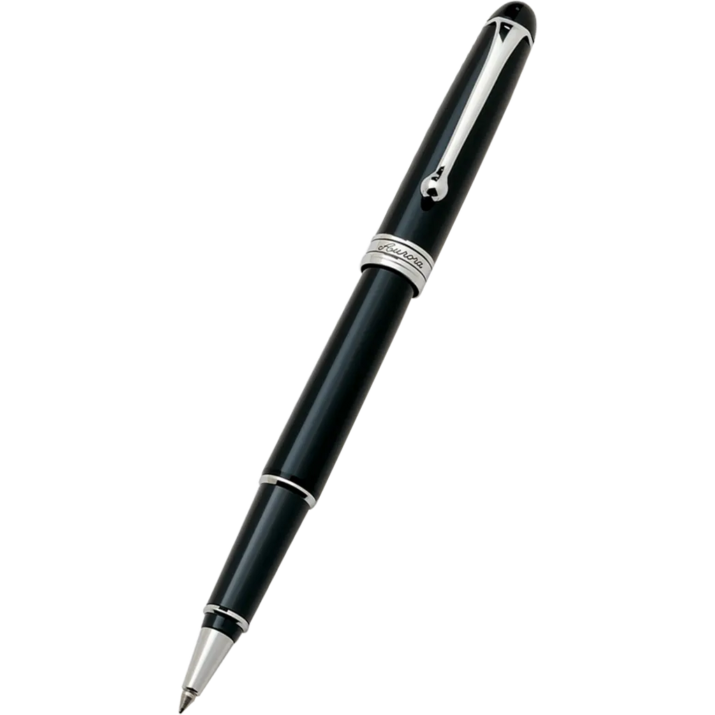 Aurora 88 Rollerball Pen - Nikargenta - Chrome Trim-Pen Boutique Ltd