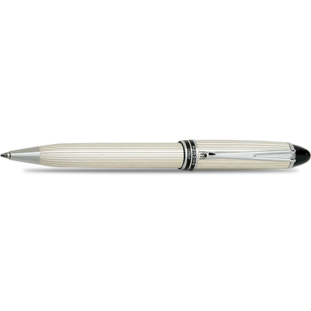 Aurora Ipsilon Ballpoint Pen - Sterling Silver - Pen Boutique Ltd