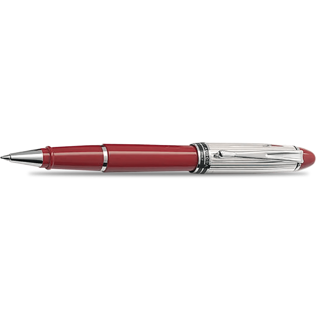Aurora Ipsilon Rollerball Pen - Red - Sterling Silver Trim - Pen Boutique Ltd