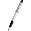Aurora Ipsilon Rollerball Pen - Sterling Silver (Quadra Pattern)-Pen Boutique Ltd