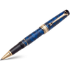 Aurora Optima Auroloide Rollerball Pen - Blue - Gold Trim-Pen Boutique Ltd