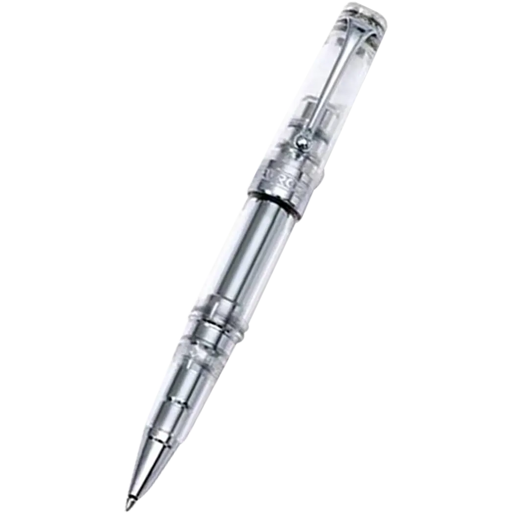 Aurora Optima Demo Rollerball Pen - Chrome Trim-Pen Boutique Ltd