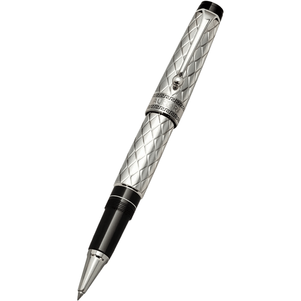 Aurora Optima Riflessi Rollerball Pen - Sterling Silver - Pen Boutique Ltd
