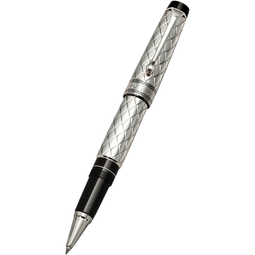 Aurora Optima Riflessi Rollerball Pen - Sterling Silver - Pen Boutique Ltd