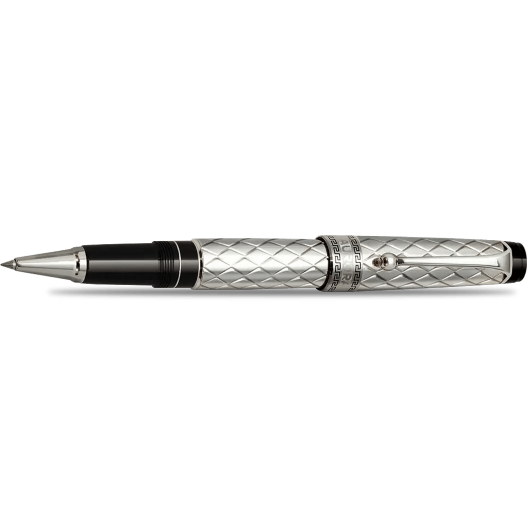 Aurora Optima Riflessi Rollerball Pen - Sterling Silver - Pen Boutique Ltd