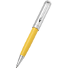 Aurora Talentum Ballpoint Pen - Yellow - Chrome Trim-Pen Boutique Ltd