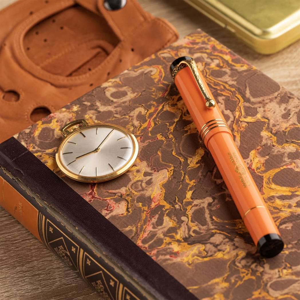 Aurora Internazionale (International) Fountain Pen - Orange (Limited Edition) - Pen Boutique Ltd