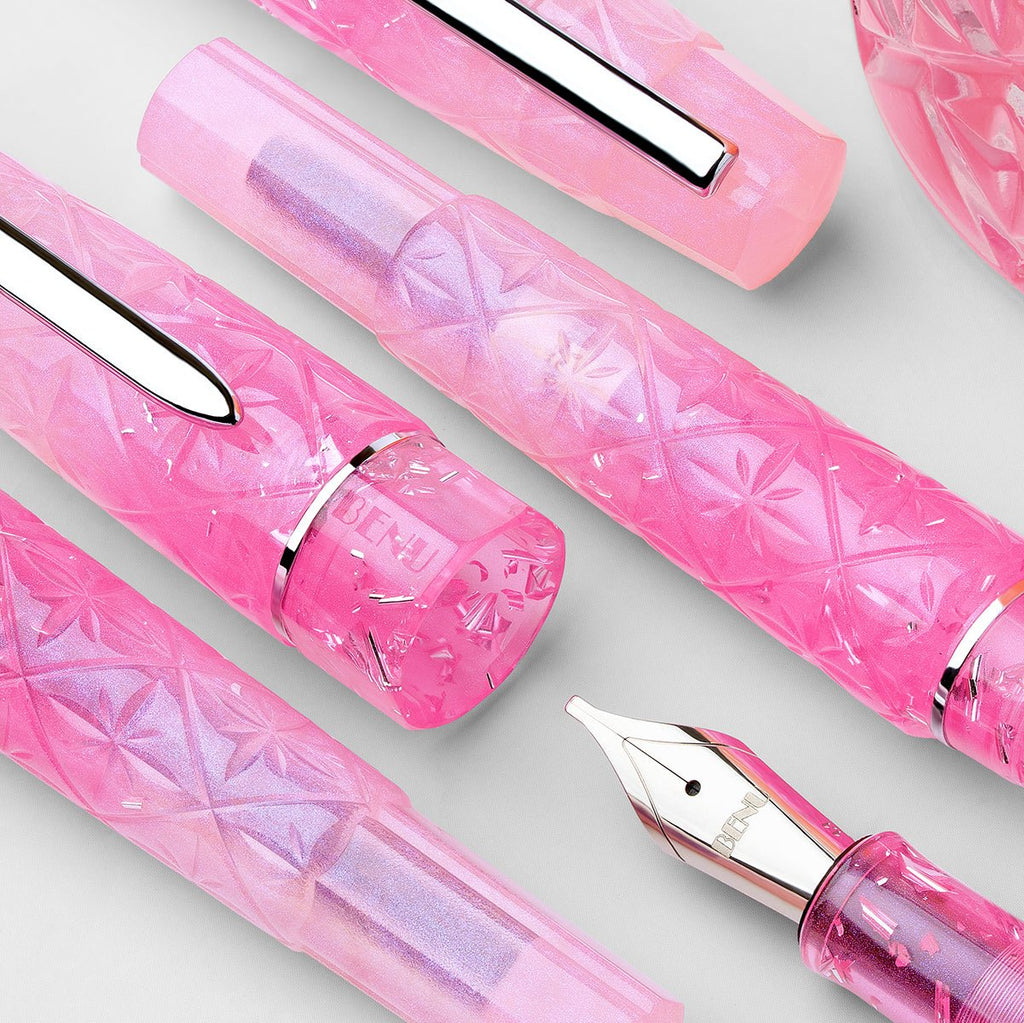 Benu Cocktail Hour Fountain Pen - Pink Lady - Pen Boutique Ltd