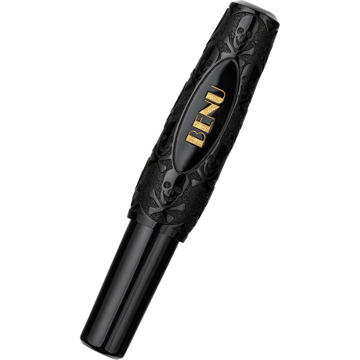 Benu Pixie Fountain Pen - Black Jolly Roger - Pen Boutique Ltd