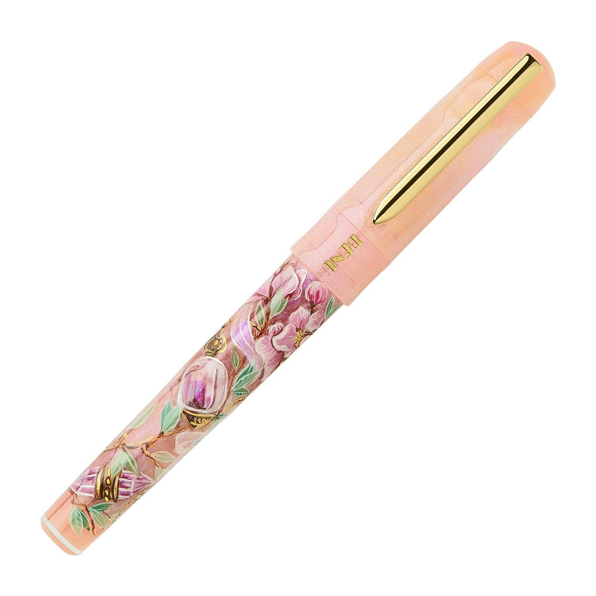Benu Talisman Fountain Pen - Peach Blossom - Pen Boutique Ltd