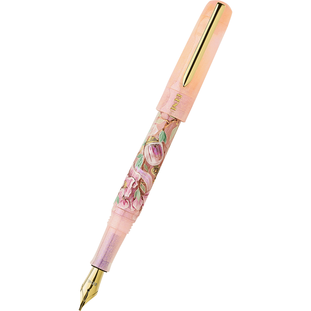 Benu Talisman Fountain Pen - Peach Blossom - Pen Boutique Ltd