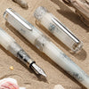Benu Euphoria Fountain Pen - White Beach - Pen Boutique Ltd