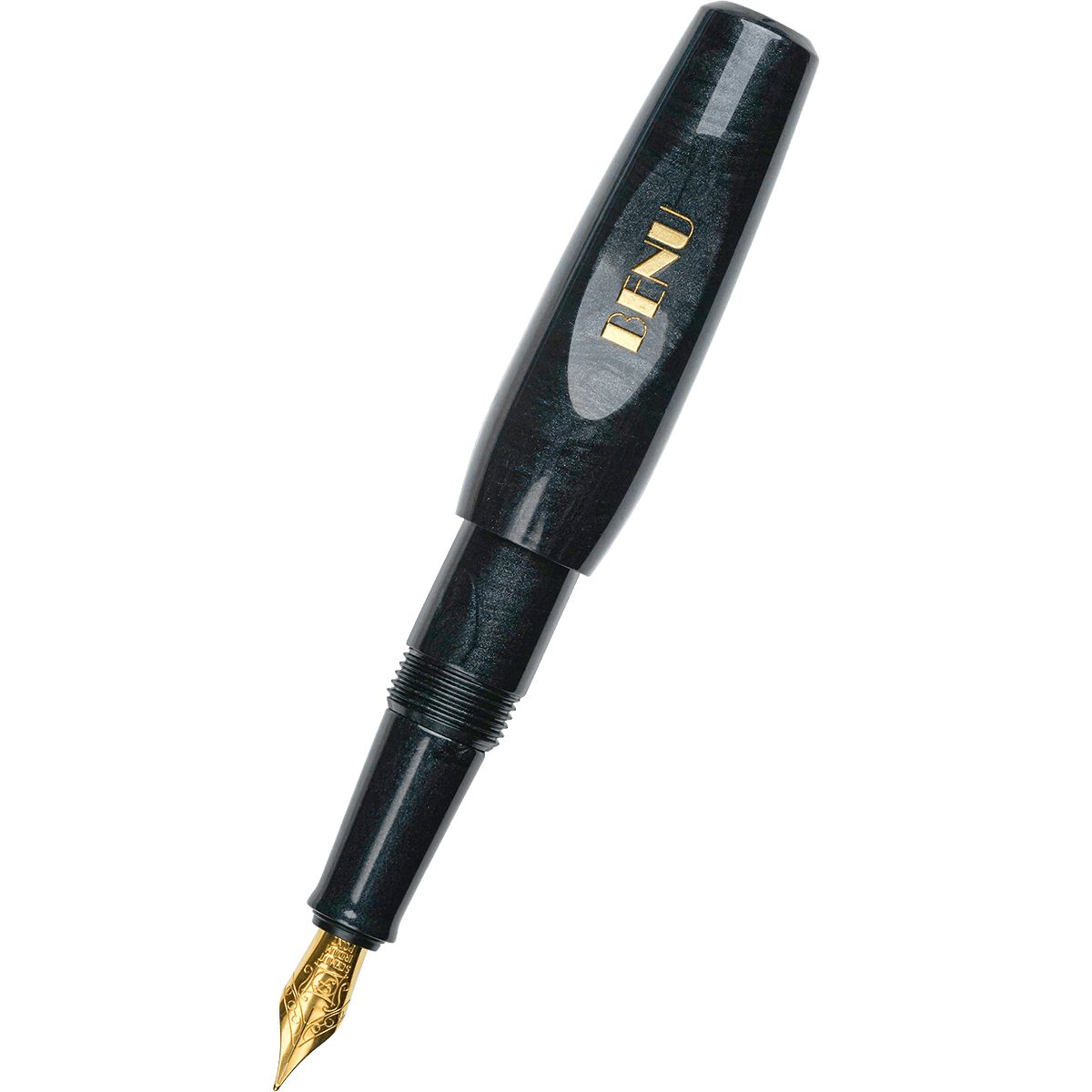 Benu Pixie Fountain Pen - Smoky Black - Pen Boutique Ltd