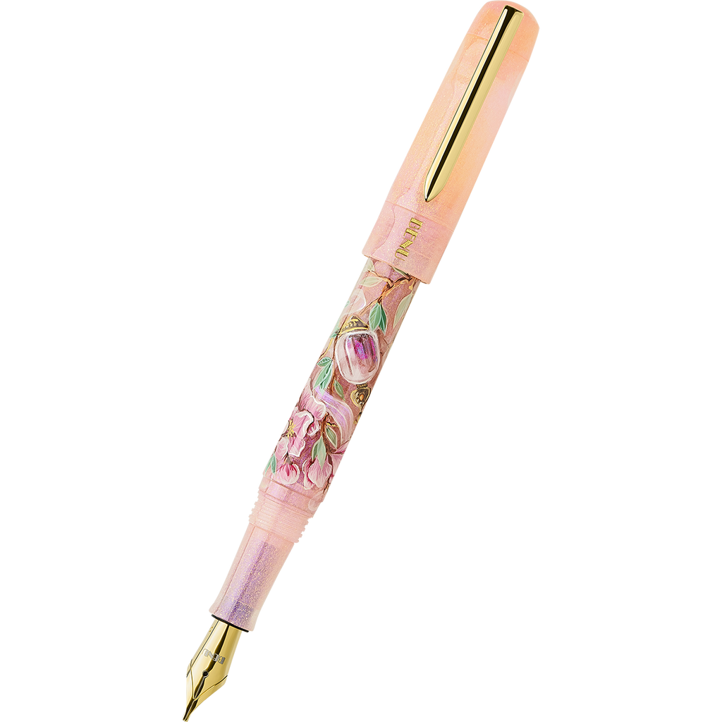Benu Talisman Fountain Pen - Peach Blossom